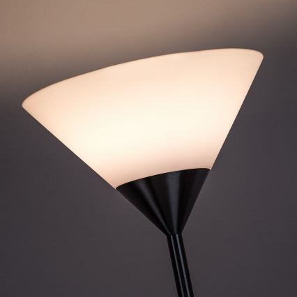 Brilagi - Golvlampa ARIANA 1xE27/100W/230V + 1xE14/25W matt krom
