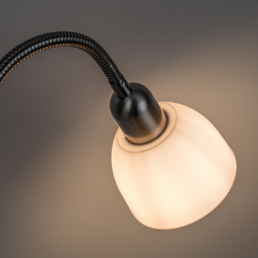 Brilagi - Golvlampa ARIANA 1xE27/100W/230V + 1xE14/25W matt krom