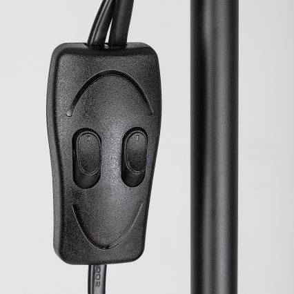 Brilagi - Golvlampa ARIANA 1xE27/100W/230V + 1xE14/25W svart