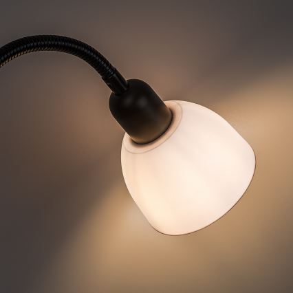 Brilagi - Golvlampa ARIANA 1xE27/100W/230V + 1xE14/25W svart