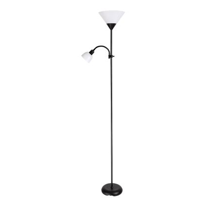 Brilagi - Golvlampa ARIANA 1xE27/100W/230V + 1xE14/25W svart
