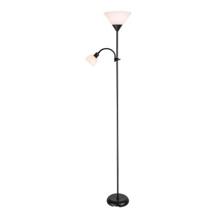 Brilagi - Golvlampa ARIANA 1xE27/100W/230V + 1xE14/25W svart