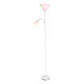 Brilagi - Golvlampa ARIANA 1xE27/100W/230V + 1xE14/25W vit