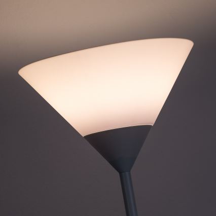 Brilagi - Golvlampa ARIANA 1xE27/100W/230V + 1xE14/25W vit