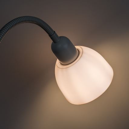 Brilagi - Golvlampa ARIANA 1xE27/100W/230V + 1xE14/25W vit