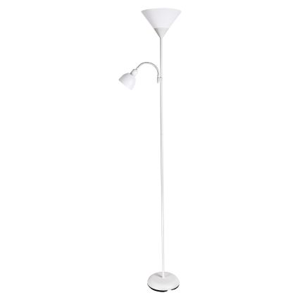 Brilagi - Golvlampa ARIANA 1xE27/100W/230V + 1xE14/25W vit