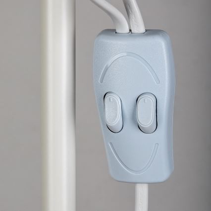 Brilagi - Golvlampa ARIANA 1xE27/100W/230V + 1xE14/25W vit