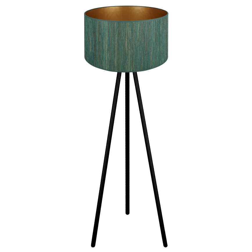 Brilagi - Golvlampa BOSTON ROLLER 1xE27/15W/230V halmgrön/guld