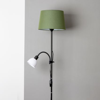Brilagi - Golvlampa CERIA 1xE27/100W/230V + 1xE14/25W svart/grön