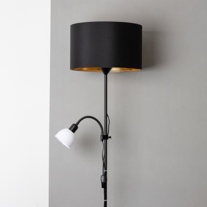 Brilagi - Golvlampa CERIA 1xE27/100W/230V + 1xE14/25W svart