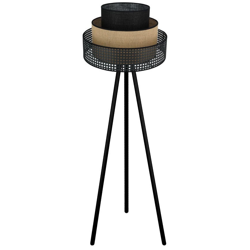 Brilagi - Golvlampa DAKOTA LUNETA 1xE27/15W/230V svart/rotting