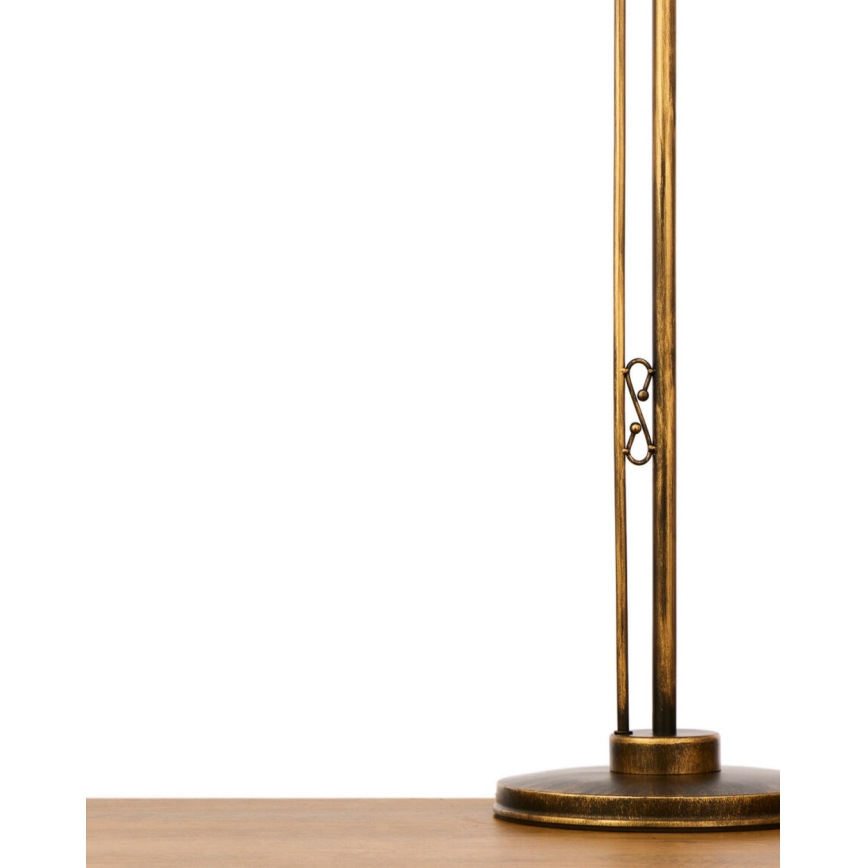 BRILAGI - Golvlampa MOLLERO 1xE27/15W/230V brons/patina