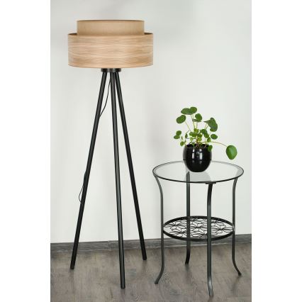 Brilagi - Golvlampa MONTANA BOHO 1xE27/15W/230V brun/svart