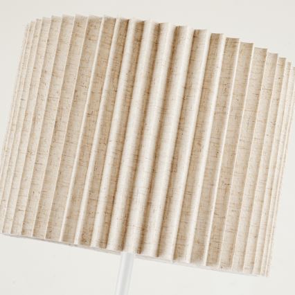 Brilagi - Golvlampa NORDIC WAVE 1xE27/15W/230V linne/vit