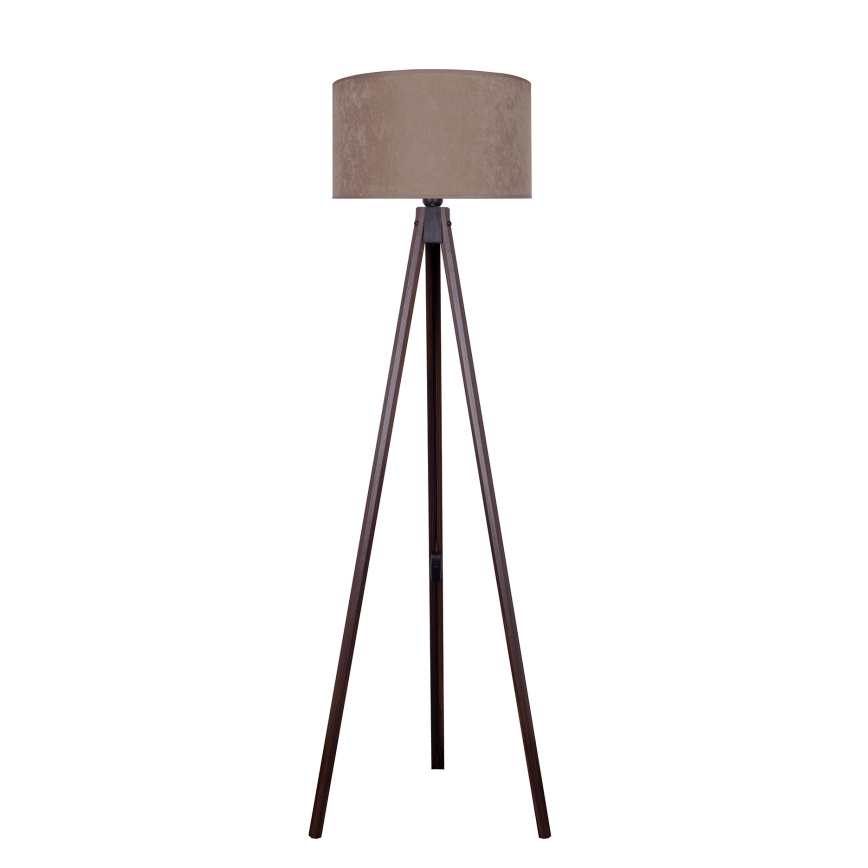 Brilagi - Golvlampa VELVET 1xE27/60W/230V wenge/beige