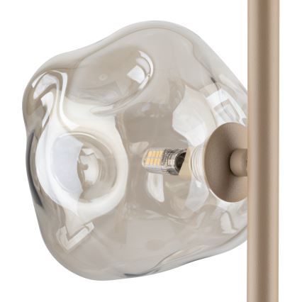 Brilagi - Golvlampa VULCANO 3xG9/8W/230V beige/rökbeige