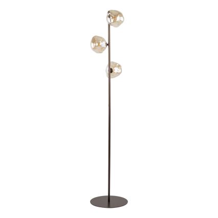 Brilagi - Golvlampa VULCANO 3xG9/8W/230V brun/rökig beige
