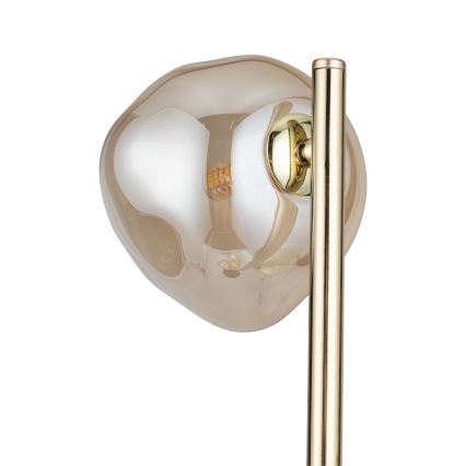 Brilagi - Golvlampa VULCANO 3xG9/8W/230V guld/rökbeige