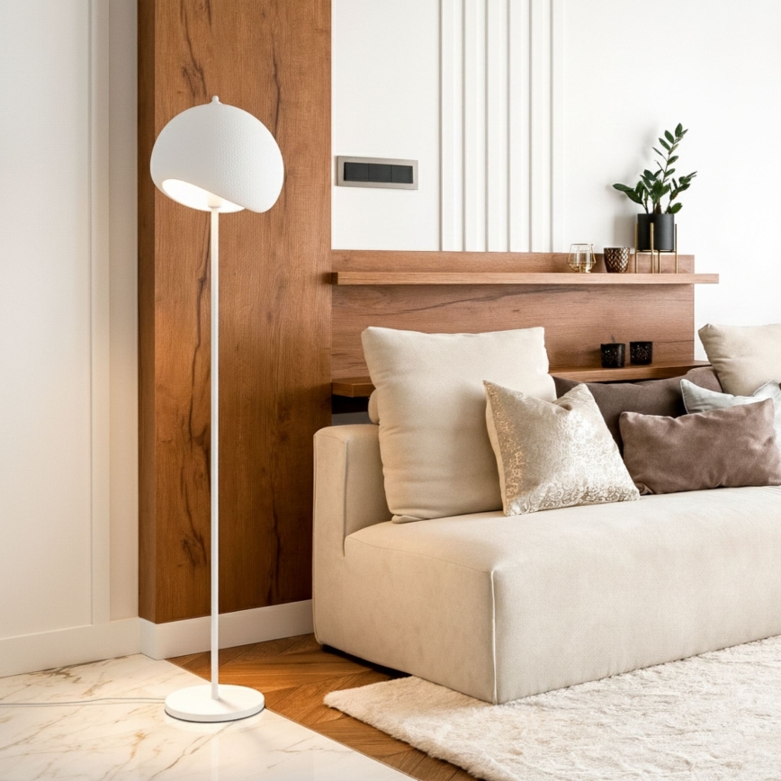 Brilagi - Golvlampa WABI SABI 1xE27/40W/230V vit