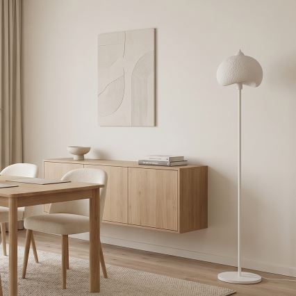 Brilagi - Golvlampa WABI SABI 1xE27/40W/230V vit