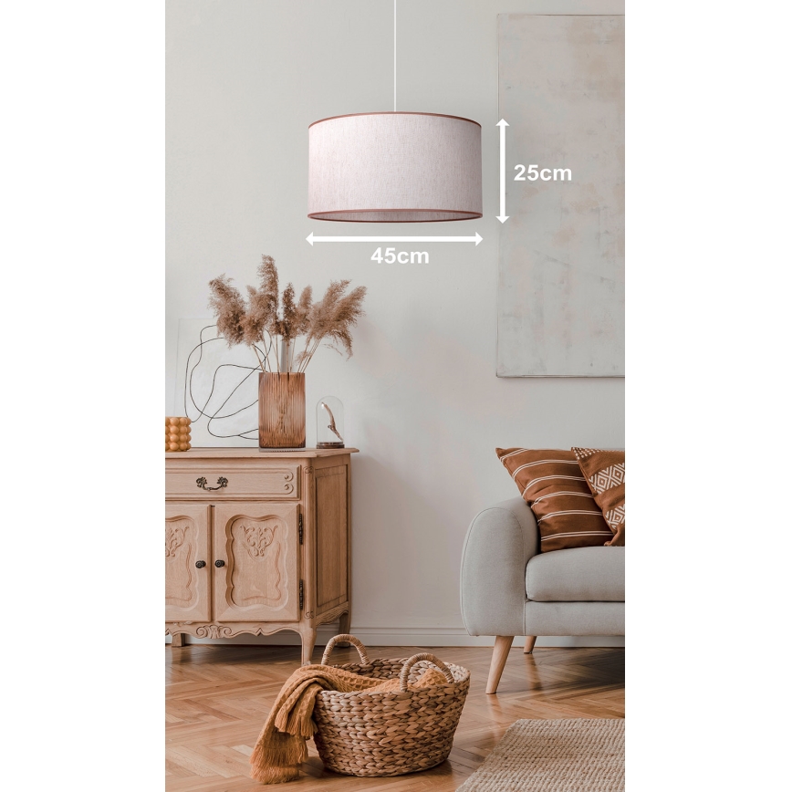 Brilagi - Hängande Ljuskrona CARPI 1xE27/60W/230V