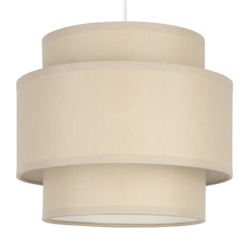 Brilagi - Hänglampa med kabel RESNA 3xE27/60W/230V Ø 45 cm beige