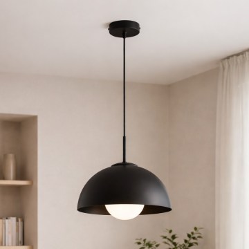 BRILAGI - Hänglampa på kabel COSMO 1xE27/60W/230V Ø 30 cm svart