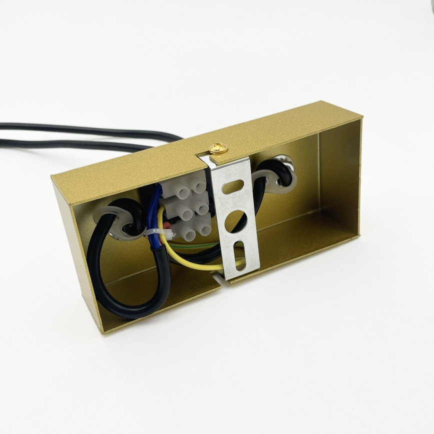 Brilagi - Hänglampa på kabel MALONY 6xE14/20W/230V guld