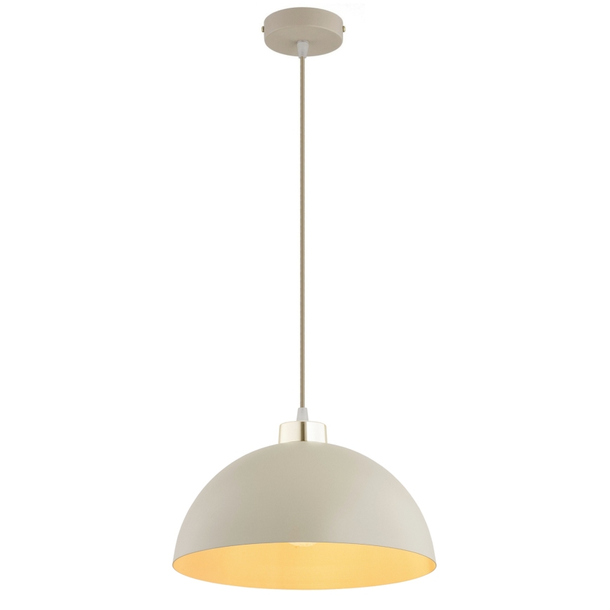 Brilagi - Hänglampa på kabel MOON 1xE27/60W/230V Ø 30 cm beige/guld