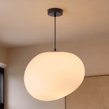 BRILAGI - Hänglampa på kabel PEBBLES 1xE27/40W/230V Ø 40 cm svart