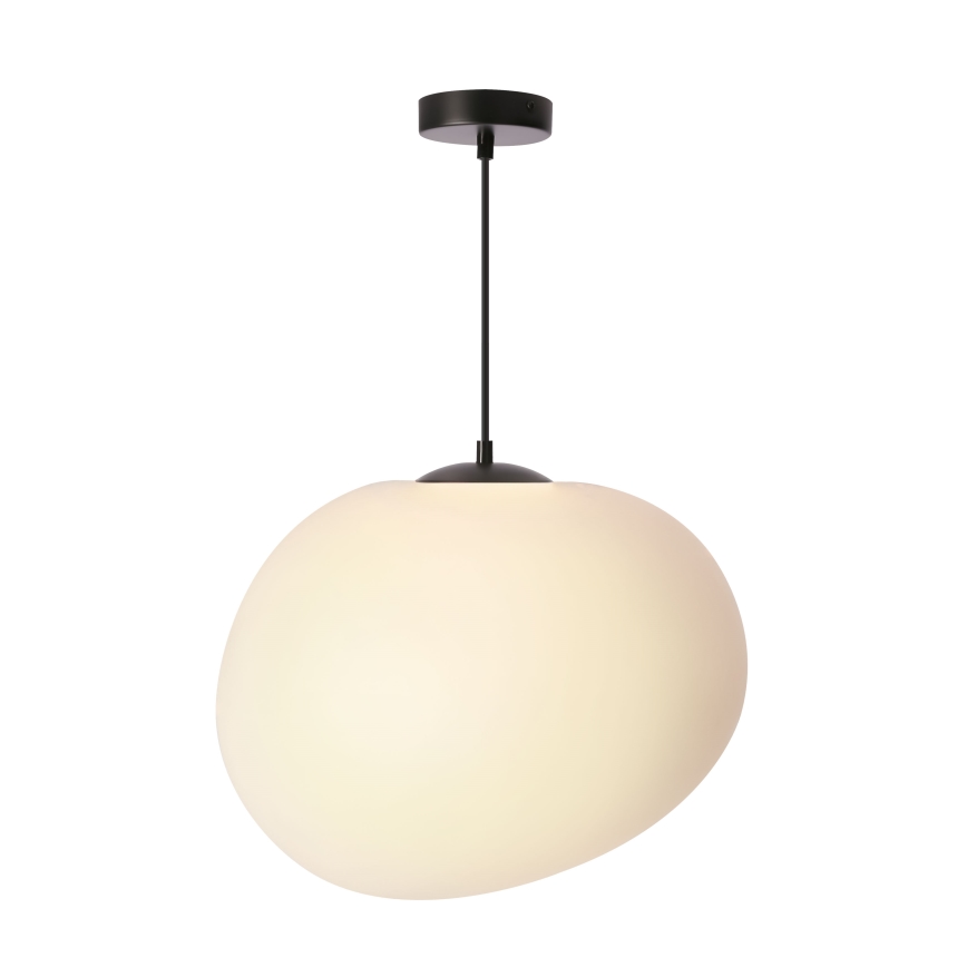 BRILAGI - Hänglampa på kabel PEBBLES 1xE27/40W/230V Ø 40 cm svart