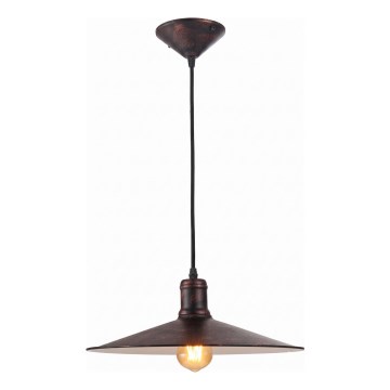 Brilagi - Hänglampa på sladd FORGE 1xE27/60W/230V Ø36 cm koppar/patina