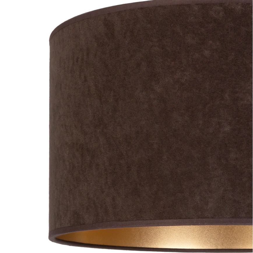Brilagi - Hänglampa på sladd VELVET 1xE27/60W/230V Ø 40 cm brun/guld