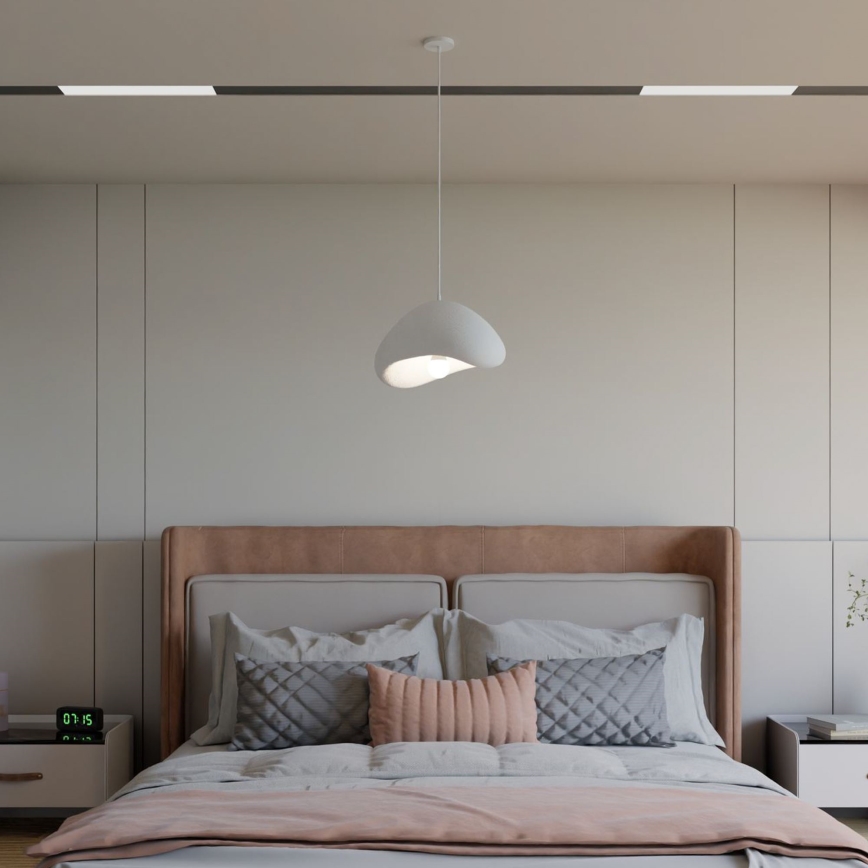 Brilagi - Hänglampa på sladd WABI SABI 1xE27/40W/230V Ø 33 cm vit