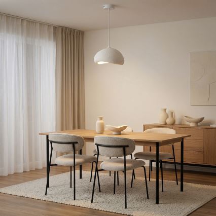 Brilagi - Hänglampa på sladd WABI SABI 1xE27/40W/230V Ø 33 cm vit