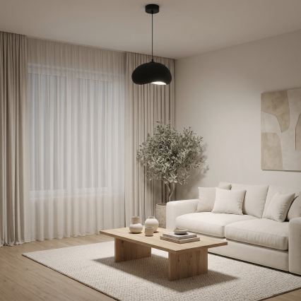 Brilagi - Hänglampa på sladd WABI SABI 1xE27/40W/230V Ø 35 cm svart