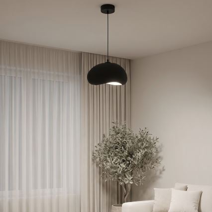 Brilagi - Hänglampa på sladd WABI SABI 1xE27/40W/230V Ø 35 cm svart