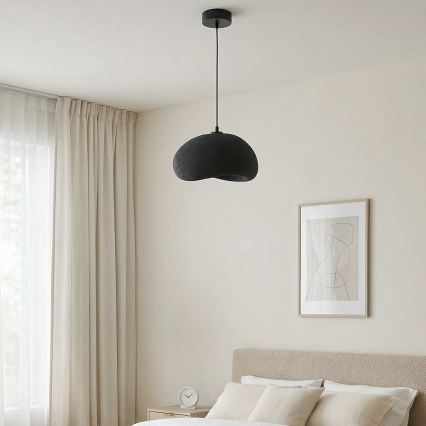 Brilagi - Hänglampa på sladd WABI SABI 1xE27/40W/230V Ø 35 cm svart