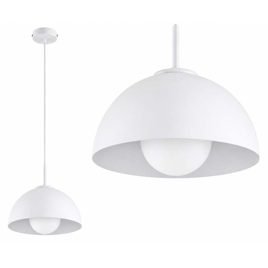 BRILAGI - Hänglampa på vajer COSMO 1xE27/60W/230V Ø 30 cm vit