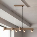 Brilagi - Hänglampa på vajer SELE 6xGU10/30W/230V beige