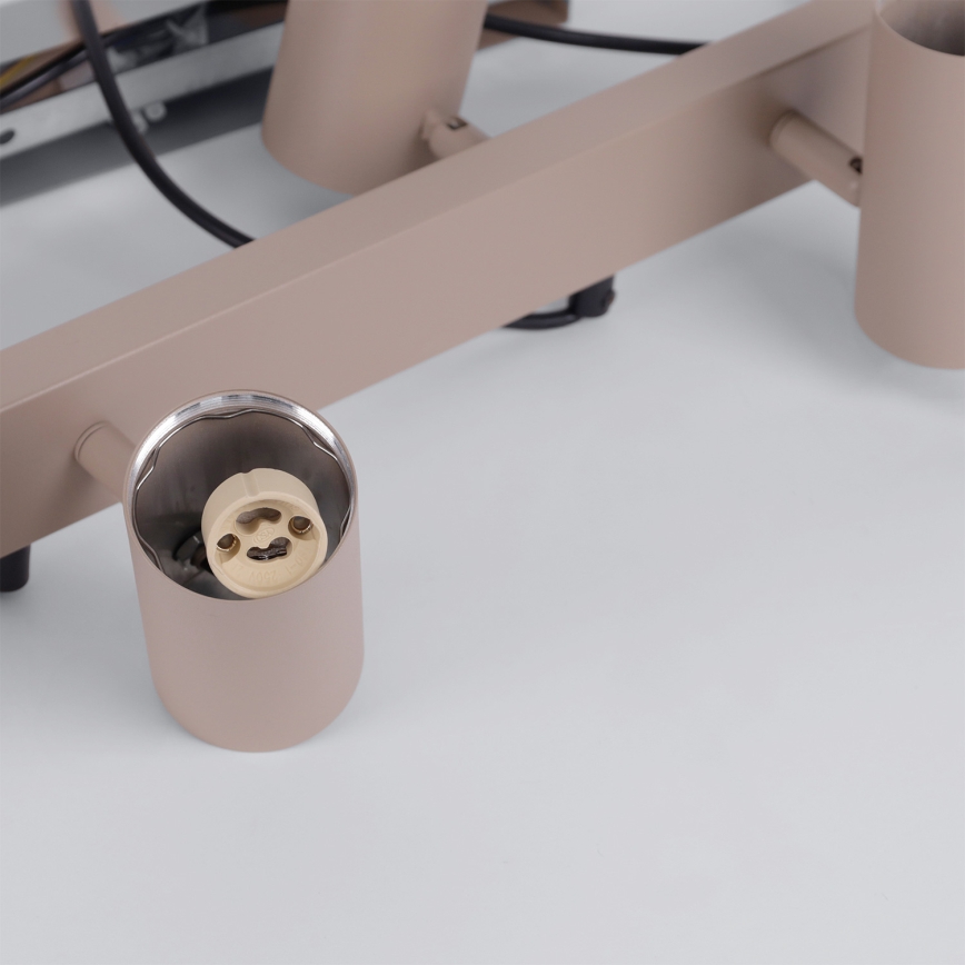 Brilagi - Hänglampa på vajer SELE 6xGU10/30W/230V beige