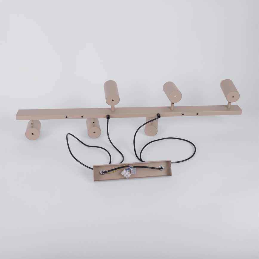 Brilagi - Hänglampa på vajer SELE 6xGU10/30W/230V beige