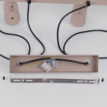 Brilagi - Hänglampa på vajer SELE 6xGU10/30W/230V beige