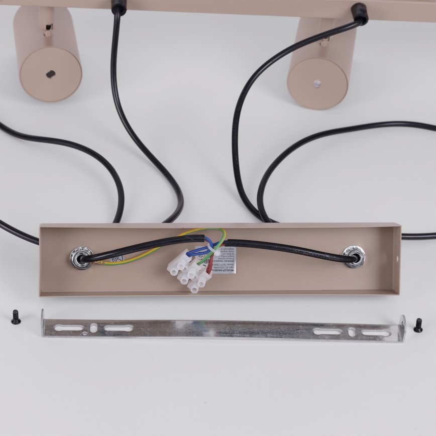 Brilagi - Hänglampa på vajer SELE 6xGU10/30W/230V beige