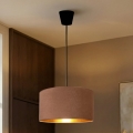 Brilagi - Hänglampa på vajer VELVET 1xE27/60W/230V Ø 40 cm beige/guld