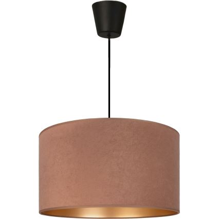 Brilagi - Hänglampa på vajer VELVET 1xE27/60W/230V Ø 40 cm beige/guld