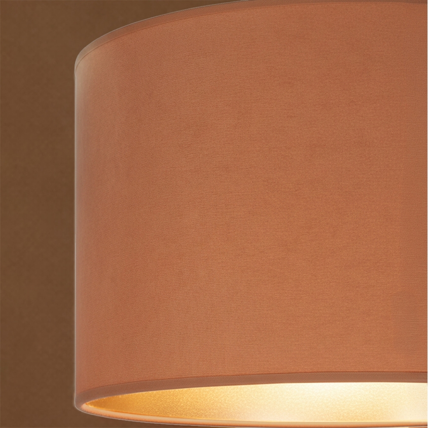Brilagi - Hänglampa på vajer VELVET 1xE27/60W/230V Ø 40 cm beige/guld