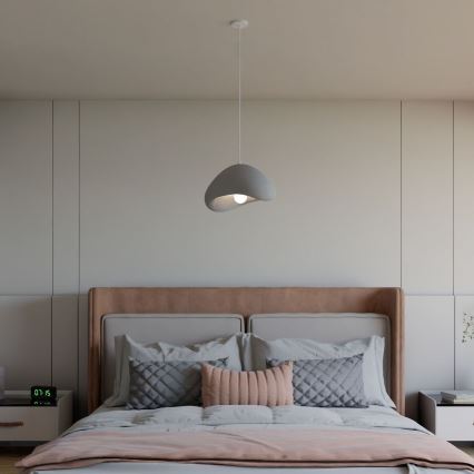 Brilagi - Hänglampa WABI SABI på sladd 1xE27/40W/230V Ø 33 cm grå