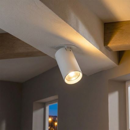 Brilagi - Infälld taklampa SELE 1xGU10/30W/230V vit