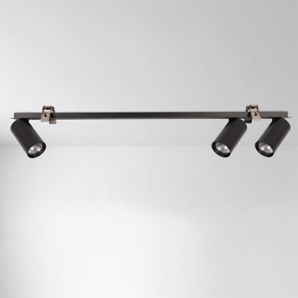 Brilagi - Infälld taklampa SELE 3xGU10/30W/230V svart